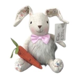 NWT Easter Bunny weighted bottom 10" tall sitting